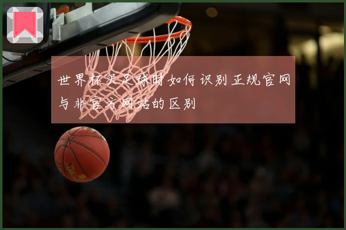 世界杯买足球时如何识别正规官网与非官方网站的区别