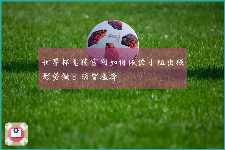 世界杯竞猜官网如何依据小组出线形势做出明智选择
