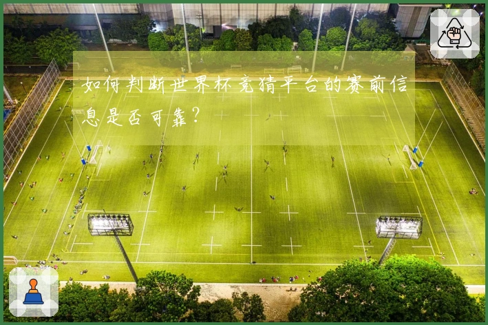 如何判断世界杯竞猜平台的赛前信息是否可靠？
